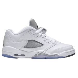 NIKE Air Jordan 5 Retro Low 'Wolf Grey' Sneakers GS Size 5Y